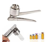 Sertisseuse manuelle pour flacons en acier inoxydable, scelleuse manuelle, 13 mm, 15 mm, 20 mm, indispensable pour un bouchage sécurisé des flacons en laboratoire et en pharmacie.(B,15mm)