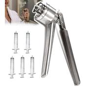 Sertisseuse manuelle pour flacons, Pince à sertir manuelle for flacons et capsules de bouteilles, for préparation d'échantillons, bouchons 13 20mm, en acier inoxydable, 5 distributeurs
