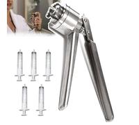 Sertisseuse manuelle pour flacons, Pince à sertir manuelle for flacons et capsules de bouteilles, for préparation d'échantillons, bouchons 13 20mm, en acier inoxydable, 5 distributeurs