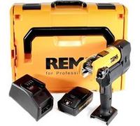 Sertisseuse radiale AKKU-press - Electro-hydraulique - 32kn - REMS - avec 1 batterie 22V 2.5Ah - chargeur - coffret - 576011 R220 G