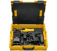 REMS Mini-Press ACC 22 V Sertisseuse sans fil avec marche forcée + Coffret L-Boxx + 1x Batterie 1,5 Ah + Chargeur ( 578014 R220 )