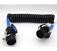 SERTPLAS 15 broches / 24 V ADR câble en spirale -Bobine électrique avec connecteur -Protection anti-torsion | Longueur de travail 4 mètres