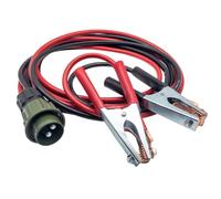 SERTPLAS Câble de pont avec fiche NATO, 4 m, 35 mm², 2 broches, câble de démarrage 12/24 V pour camions, véhicules utilitaires, véhicules militaires, tracteurs et engins de chantier