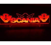 Sertplas Plaque lumineuse LED rouge 24 V 5 W pour camion