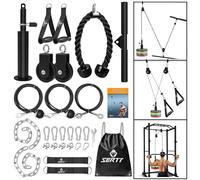 SERTT Système de poulie de câble de Poids amélioré pour Salle de Sport, Traction Latte, Biceps, Triceps, Exercices de Bras - Système de poulie de Poids à Domicile