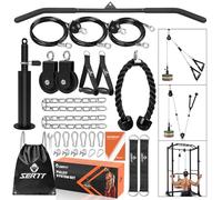 SERTT Système de poulie de Musculation - Système de poulie Pro Home pour Traction latérale, Biceps, Triceps, épaules, Dos, Avant-Bras, Accessoires de poulie pour équipement de Gym