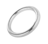 SERUCARY Anneau Rond Soudé En Acier Inoxydable Cercle Sangle de Maintien Sans Couture Visible Adapté Aux Applications DIY Ateliers de Réparation Activi, argent, 30x8mm