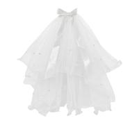 SERUCARY Bijou de Mariée avec Pince à Cheveux et Nœud pour Un Mariage, Un Bal D'année, En Cadeau Ou Comme Décoration, avec perles