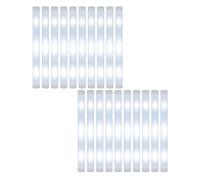 SERUCARY Ensemble de Bâtons Lumineux En Mousse LED, Accessoires de Fête, Bâtons Lumineux LED Portables, Bâtons Lumineux Blancs pour Festivals et, 20 pièces