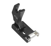 SERUCARY Guide-bord pour Pied Presseur, Guide pour Ourlet Roulé et Ruban de Dentelle, Accessoire de Machine à Coudre, Multifonctionnel, Noir, Polyvalent