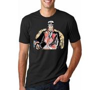 SEruicdsai KEGO T Shirt Men Funny Tshirt Captain Corto Maltese Graphic T-Shirt Black