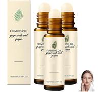 Sérum à bille anti-rides lifting instantané 10 ml - Huile raffermissante pour le visage avec acide hyaluronique et vitamine E - Effet lifting instantané, raffermissement et hydratation - Balle