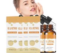 Sérum à la rétinol avec vitamine E pour le visage - Soin anti-âge quotidien contre les rides fines, rides profondes & bâton de sérum raffermissant, correcteur de taches (4)