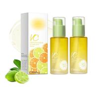 Sérum à la vitamine C et à la mandarine verte, sérum à la vitamine C pour le visage, réduit les rides et illumine le teint, extrait de mandarine verte, hydrate, unifie le teint