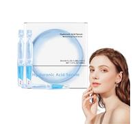 Sérum à l'acide hyaluronique 3% en ampoules ultra-hydratantes - Sérum à l'acide hyaluronique pur à 3% pour une hydratation intense - une absorption rapide, un soin pré-maquillage (1 boîte)