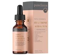 SÉRUM ACIDE HYALURONIQUE TRIPLE FORCE - 6% Acide Hyaluronique Double Poids, absorbé facilement avec Vitamine C & E, Resvératrol et CoQ10-30ml/1 fl oz