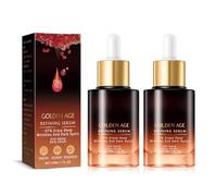 Sérum Affinant Young Golden Age, Sérum Anti-âge, Sérum Anti-âge Affinant L'âge De Golden, Sérum Anti-rides Efface les Rides et Ridules, Peaux Raffermies pour tous les Types de Peaux (2pcs)
