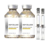 Sérum ampoule hydratant au collagène profond, essence anti-âge légère pour une peau douce et éclatante, ampoule hydratante pour les soins quotidiens de la peau (2pcs)