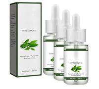 Sérum anti-acné visage, sérum réparateur visage, formule naturelle, réduit les taches brunes, nourrit, pour les veillées tardives et les heures supplémentaires, 30 ml (3Pièce)