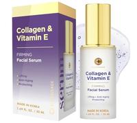 Sérum anti-âge au collagène et à la vitamine E, testé par les dermatologues, hydrate, réduit les rides, beauté propre, soin de la peau coréenne sans cruauté pour tous les types de peau, 1,69