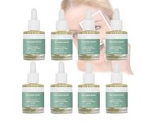Sérum anti-âge au collagène LuxevéRia, sérum visage raffermissant et liftant, essence effet lifting instantané, huile essentielle anti-rides, une hydratation et un raffermissement profonds (8 PCS)