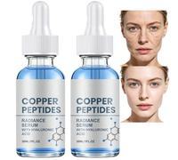 Sérum anti-âge aux peptides de cuivre pour le visage, sérum raffermissant et hydratant pour le visage, sérums au collagène pour le visage, sérums anti-âge à l'acide hyaluronique (2PCS)