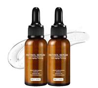 Sérum anti-âge et anti-rides Brightnow, sérum anti-âge et anti-rides au rétinol et aux peptides, hydratant, raffermissant et, pour tous types de peau (2PCS)