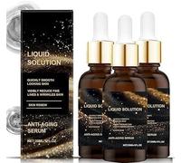 Sérum anti-âge liquide, solution de vitamines C et E pour les rides, stimule le collagène, repulpe la peau, lisse les rides et ridules