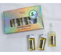 Sérum anti-âge premium pour les rides persistantes avec extrait de levure et de caviar 5 en 1 (3 ampoules x 10 millilitres) TUZ