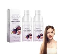 Sérum Anti-Cheveux Gris, Huile Pour La Croissance Des Cheveux, Sérum Nourrissant Pour Les Cheveux En Spray Renforce Les Racines, Inverse Le Grisonnement Et Lisse Les Cheveux, 2 Pièces