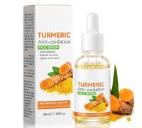 Sérum Anti-Oxydation au Curcuma, Huile de Sérum Correcteur de Taches Sombres, Réduisant les Rides et Éclaircir La Peau, Turmeric Dark Spot Corrector Serum pour Le Visage et le Corps, 2 * 30ml