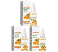 Sérum anti-oxydation au curcuma, SérumVisage anti-oxydation au curcuma, SérumCorrecteur de taches brunes auCurcuma, Pour tous les types de peau (30ml, 3pcs)