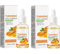 Sérum anti-oxydation au curcuma, SérumVisage anti-oxydation au curcuma, SérumCorrecteur de taches brunes auCurcuma, Pour tous les types de peau (30ml, 2pcs)