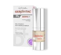 Sérum Anti Rides à la Vitamine C 10%, Dermatocosmétique - Gerovital H3 Derm 15 ml Éclat Uniformité Anti Taches Hydratation et Régénération de la Peau