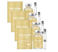 Sérum anti-rides au collagène profond et aux peptides de soie QPJUVC - Soin visage intensif liftant, raffermissant et tonifiant, ampoule anti-âge coréenne pour femmes, 50 ml / 1,7 fl oz (4)