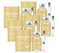 Sérum anti-rides au collagène profond et aux peptides de soie QPJUVC - Soin visage intensif liftant, raffermissant et tonifiant, ampoule anti-âge coréenne pour femmes, 50 ml / 1,7 fl oz (5)