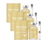 Sérum anti-rides au collagène profond et aux peptides de soie QPJUVC - Soin visage intensif liftant, raffermissant et tonifiant, ampoule anti-âge coréenne pour femmes, 50 ml / 1,7 fl oz (3)