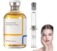 Sérum anti-rides avec sérum de saumon - Ampoule de sérum de sérum de saumon avec raffermissement des pores, exfoliant doux et hydratant. Renforce la barrière cutanée pour le visage et le corps