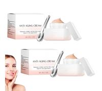 Sérum anti-rides combleur, puissant correcteur de rides - Crème visage anti-âge avancée, floutante et lissante, sérum éclaircissant, peptide réduisant les ridules (2pcs)