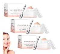Sérum anti-rides combleur, puissant correcteur de rides - Crème visage anti-âge avancée, floutante et lissante, sérum éclaircissant, peptide réduisant les ridules (3pcs)