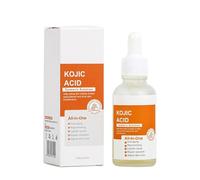 Sérum au Curcuma et Acide Kojique, Éclaircissant Naturel pour Un Teint Uniforme, Réducteur de Taches Sombres et Taches de Vieillesse, pour une Luminosité Éclatante, Hydratation Intensive Visage