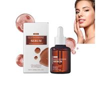 Sérum au glutathion avec 20 000 ppm de glutathion et de peptides, base de maquillage perfectrice de pores, revitalise le teint, réduit les taches brunes, uniformise l'éclat du teint (1 bouteille)