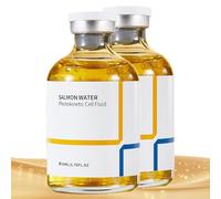 SéRum Au Saumon Pour Le Visage 50 Ml, Hydrate Et Raffermit La Peau, AméLiore La Fonction BarrièRe Du Visage Et Du Corps, Convient à Tous Les Types De Peau,2pcs