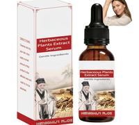 Sérum aux extraits de plantes pour peaux sensibles, sérum antioxydant de soin quotidien pour le soutien de la barrière cutanée, sérum botanique léger et non collant contre le stress urbain (1pcs)