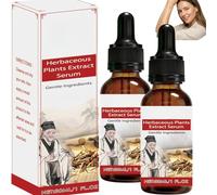 Sérum aux extraits de plantes pour peaux sensibles, sérum antioxydant de soin quotidien pour le soutien de la barrière cutanée, sérum botanique léger et non collant contre le stress urbain (2pcs)