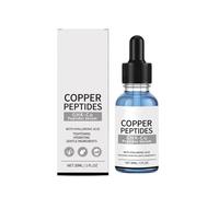 Sérum aux peptides de cuivre GHK-Cu + Acide hyaluronique | Sérum visage anti-âge raffermissant, anti-rides et hydratant intense | Sérum repulpant et élastifiant pour tous types de peau (1 PC)