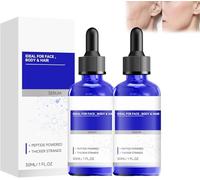 Sérum aux peptides de cuivre pour le visage et les cheveux, sérum anti-rides,sérum booster multi-usages,pour les ridules et l'élasticité de la peau,cheveux et cuir chevelu pour le visage