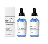 Sérum aux peptides de cuivre, sérum peptidique à l'acide hyaluronique, pour le visage, anti-âge, raffermissant et réparateur. Il améliore l'élasticité et l'hydratation. 30 ml, formule légère