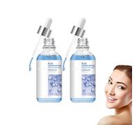 Sérum aux peptides de cuivre, sérum visage polypeptide, lotion anti-rides aux peptides de cuivre, lotion visage anti-âge pour les ridules et les rides, hydratante et raffermissante (2 bouteilles)