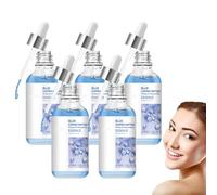 Sérum aux peptides de cuivre, sérum visage polypeptide, lotion anti-rides aux peptides de cuivre, lotion visage anti-âge pour les ridules et les rides, hydratante et raffermissante (5 bouteilles)